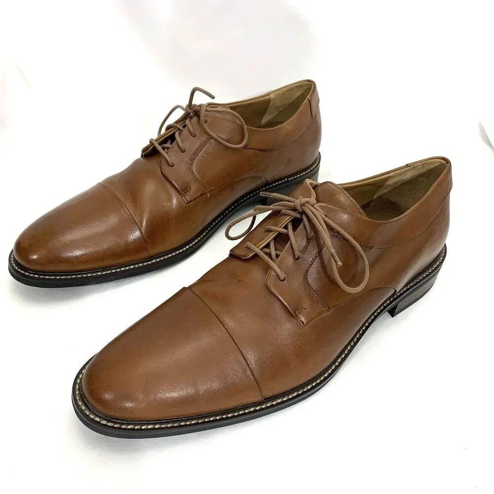 Cole Haan Oxford Grand OS Derby Cap Toe Dress Shoe 202901 Size 11 M